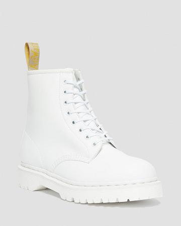 Dr Martens Vegan 1460 Bex Kemble Mono Platform Laarzen Dames Wit | NL 522AHK